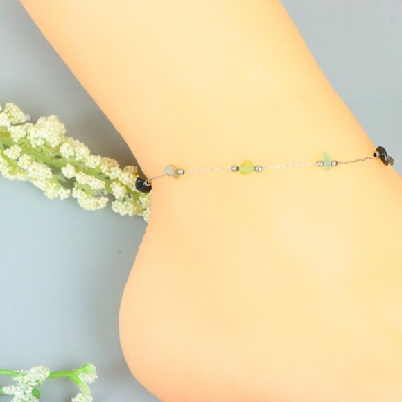 "Handmade Anklet – A Stylish Choice for Women, Thoughtful Gift Idea, EVCH1037 - Picture 3 of 9